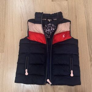 Joules | Navy and Pink Puffer Vest